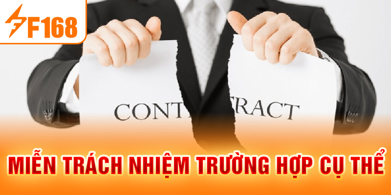 Miễn Trách Nhiệm F168 - Chính Sách Quan Trọng Cần Nắm Miễn Trách Nhiệm F168 - Chính Sách Quan Trọng Cần Nắm