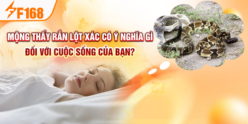Mơ Thấy Rắn Là Điềm Báo Gì? Nên Đánh Đề Con Gì May Mắn F168